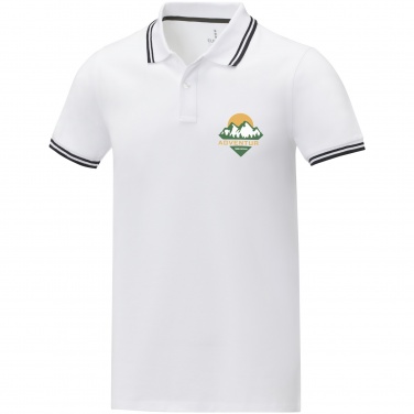 Logo trade promotional product photo of: Amarago short sleeve men's tipping polo